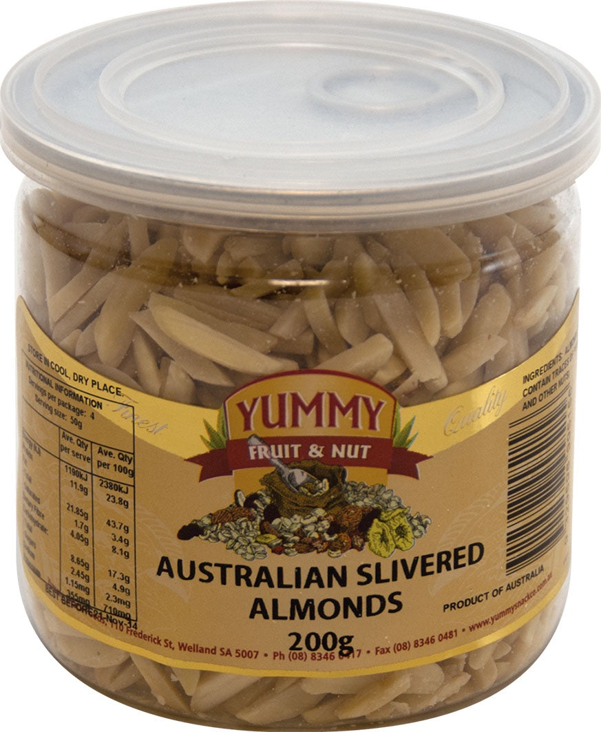 Slivered Almonds Jar 200g