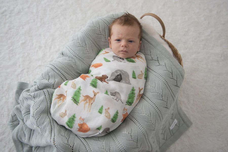 KC Organic Bamboo Swaddle - Peyton