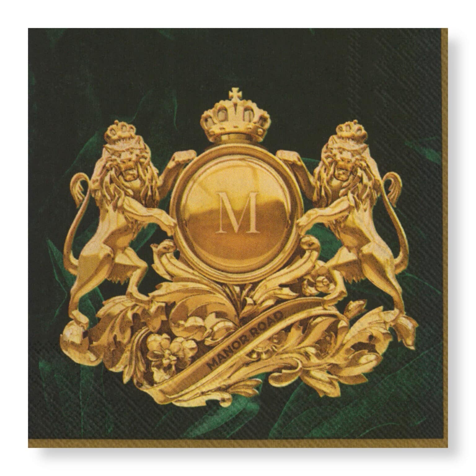 Royal Lion Green Napkins - Luncheon