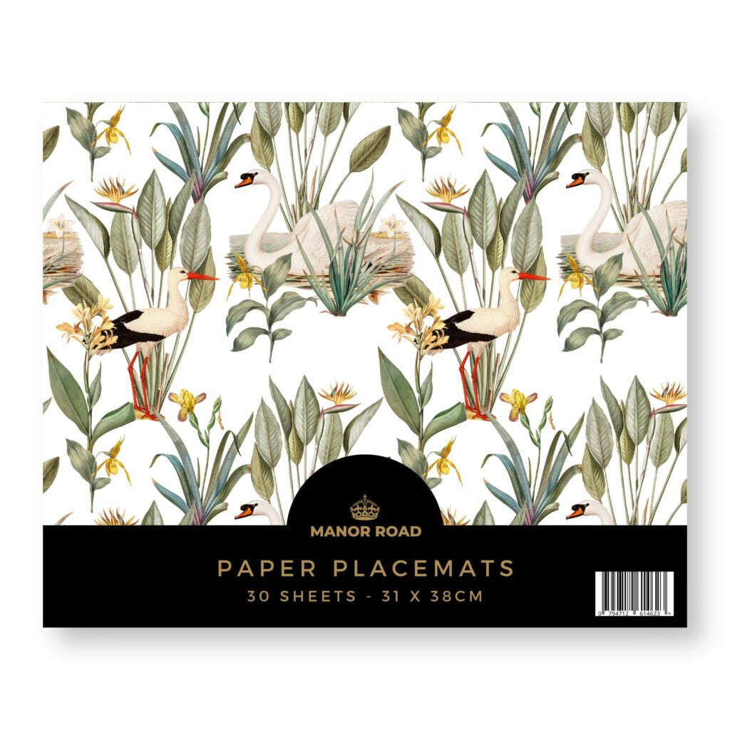 The Riverbank Paper Placemat Pad - 30 sheets