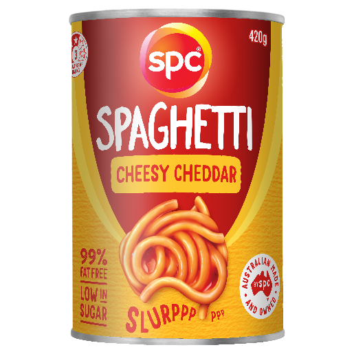 Spc Spaghetti Cheesy Cheddar 420g