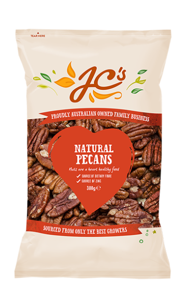 JCs Natural Pecans 100g