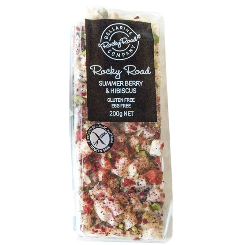 Bellarine Brownie Summer Berry & Hibiscus Rocky Road 200g