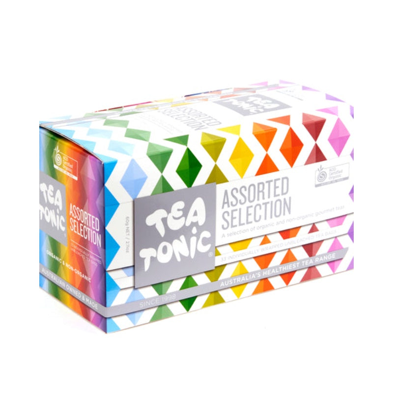 Tea Tonic Fruity Tea Selection Sampler Box 33 Teabags