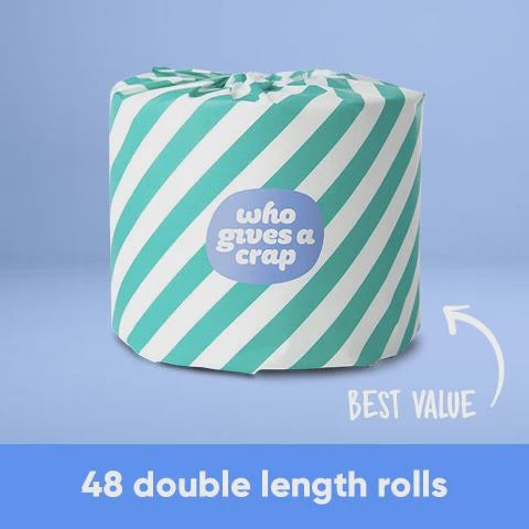 WGAC 100% Recycled Toilet Paper Dbl Length 48pk