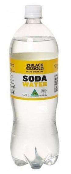 Black & Gold Soda Water 1.25L