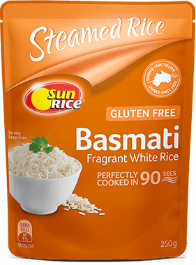 SunRice Basmati White Rice 90 Sec 250g