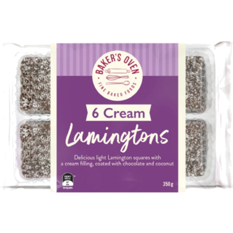 Bakers Oven Cream Lamington Fingers 350g