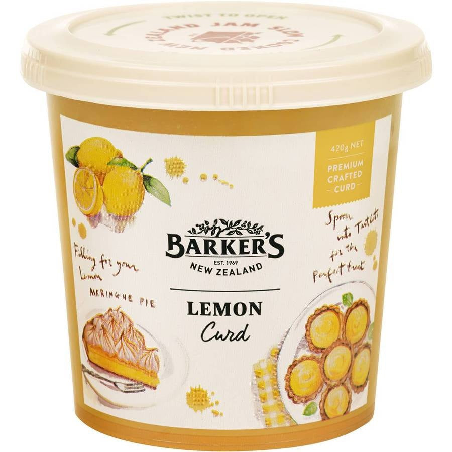 Barkers Lemon Curd 400g