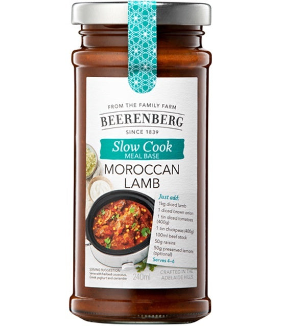 Beerenberg Moroccan Lamb Slow Cook Sauce 240ml