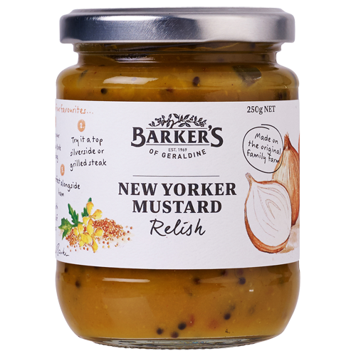 Barkers New Yorker Mustard Relish 250g