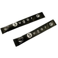 ISM Individual Serve White Sugar Stick Black 50pk