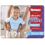 Huggies Nappy Pants 15kg & Over Boys 24 pk