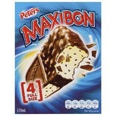 Peters Maxibon Vanilla 4 pk