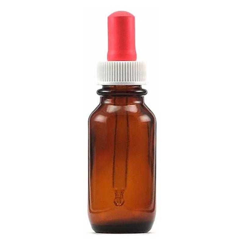 Amber Dropper Bottle With Glass Pipette 25gm