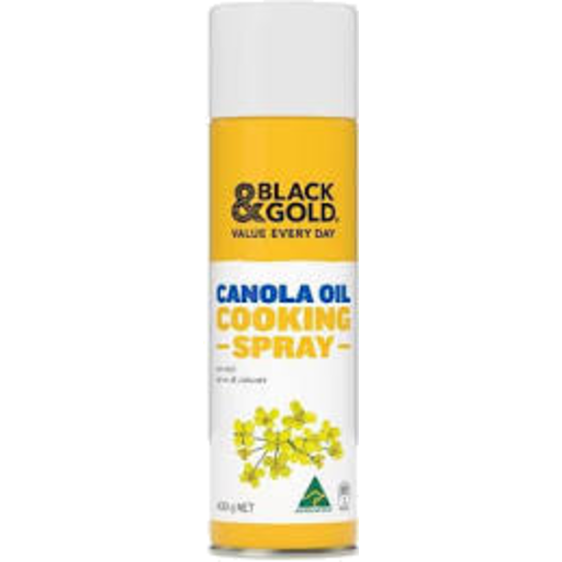 Black & Gold Canola Spray Oil 400g