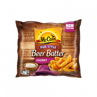 McCain  Beer Battered Chunky Fries 750g