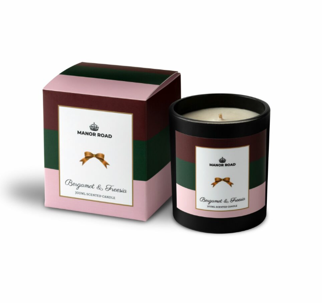 Manor Road Bergamot & Freesia Candle 300ml