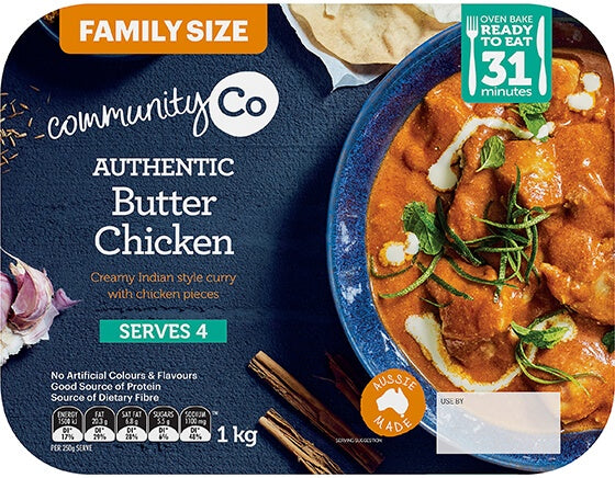 Community Co Authentic Butter Chicken 1kg