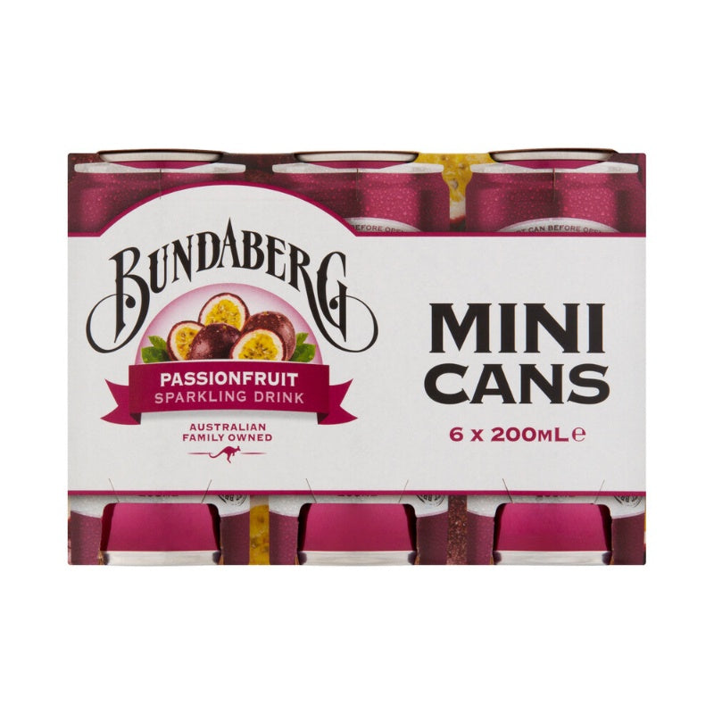 Bundaberg Brewed Passionfruit 6x200ml