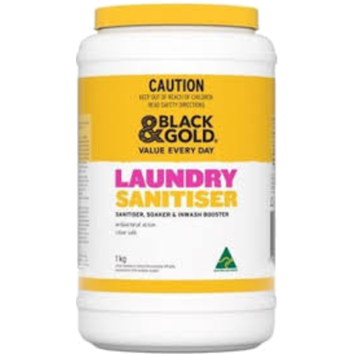 Black & Gold Laundry Sanitiser 1kg