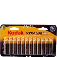 Kodak Batteries Xtralife Alkaline AA 24 Pk