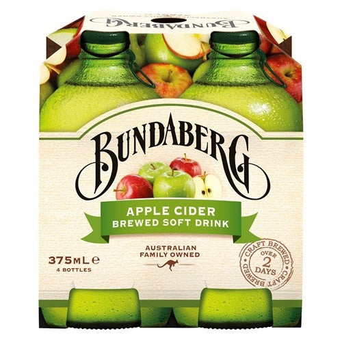 Bundaberg Brewed Apple Cider 375ml 4pk