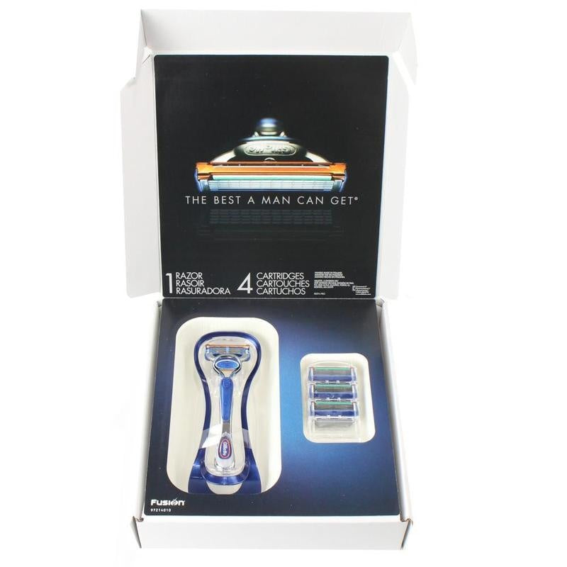 Gillette Fusion Proglide Razor + 3 Cartridges