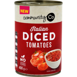 Community Co Diced Tomatoes 400g