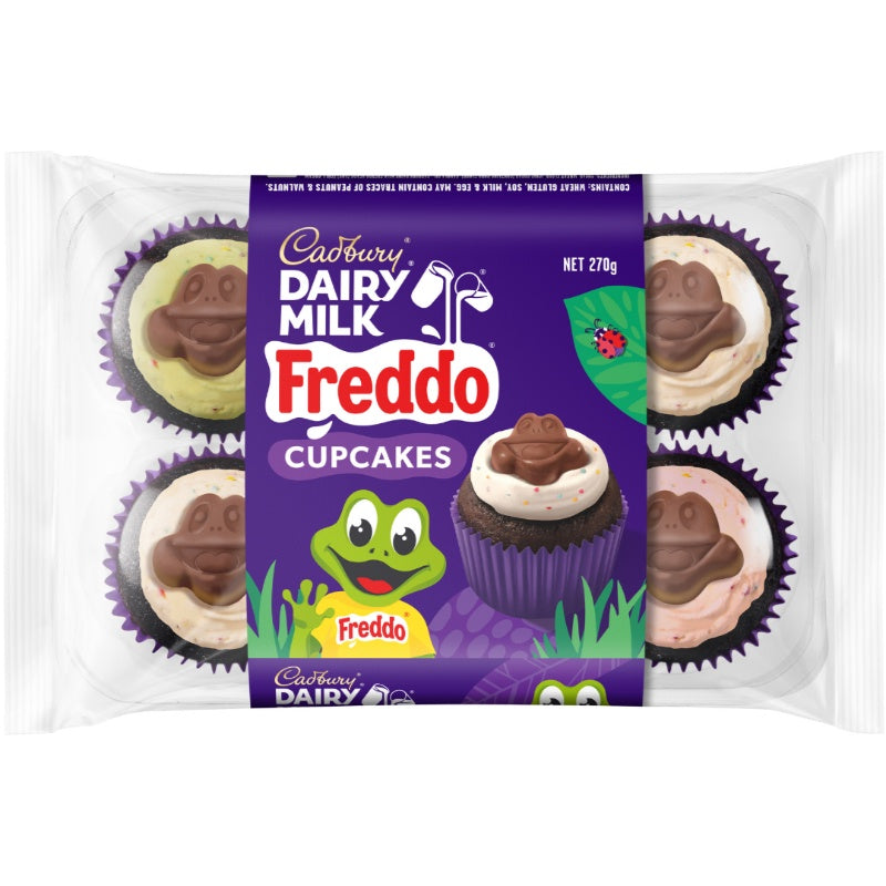 Cadbury Dairy Milk Freddo Cupcakes 6 Pack | 270g