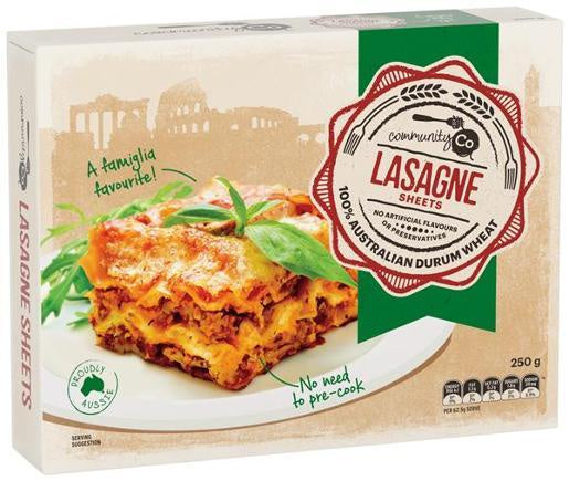 Community Co Lasagne Sheets 250g