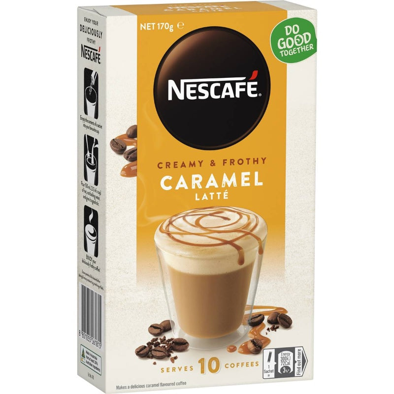 Nescafe Caramel Latte 10pk