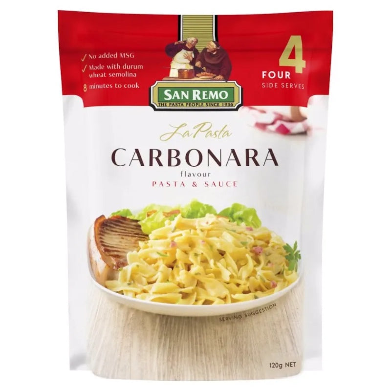 San Remo La Pasta Carbonara 4 Serve 120g