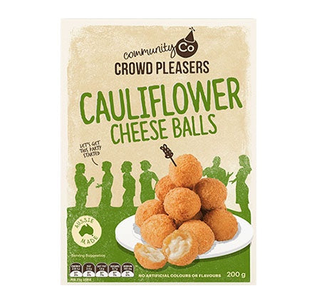 Community Co Cauliflower Cheese Balls 200g