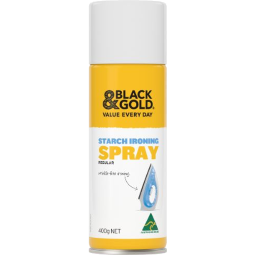 Black & Gold Ironing Spray Regular 400g