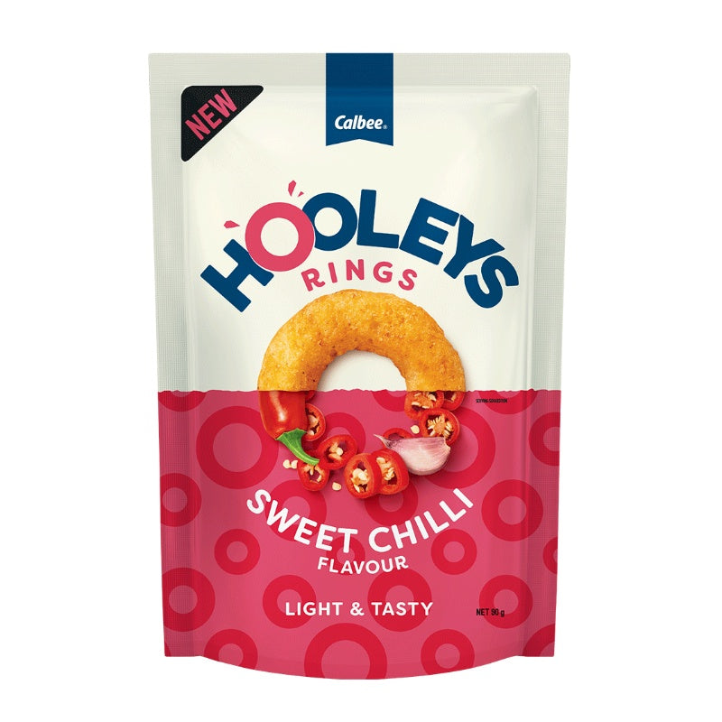 Calbee Hooleys Original Sweet Chilli Rings 90g