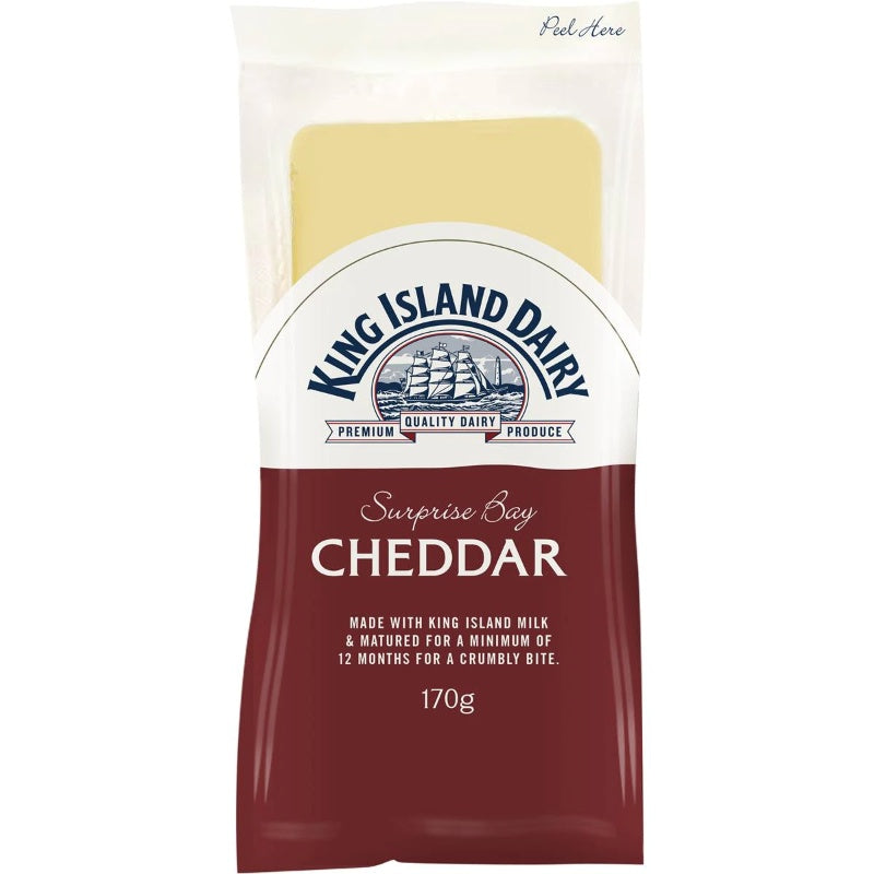 King Island Dairy Surprise Bay Cheddar Cheese 170g