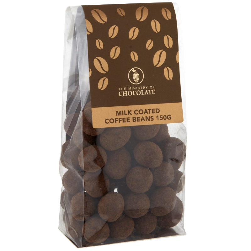 The Ministry of Chocolate Milk Coated Coffee Beans 150g