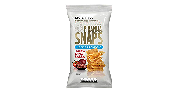 Piranha Snaps Active Probiotic Light & Tangy Salsa 50g