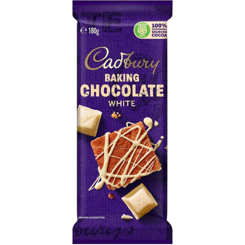 Cadbury Baking White Chocolate 180g