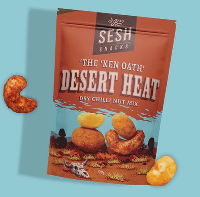 Sesh Snacks Desert Heat Dry Chilli Nut Mix 130g