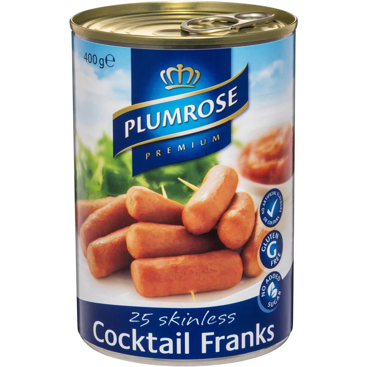 Plumrose Cocktail Frankfurts 25pk 400g