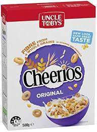 Uncle Tobys Cereal Cheerios 580g