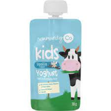 Community Co Kids Vanilla Yoghurt Pouch 70g