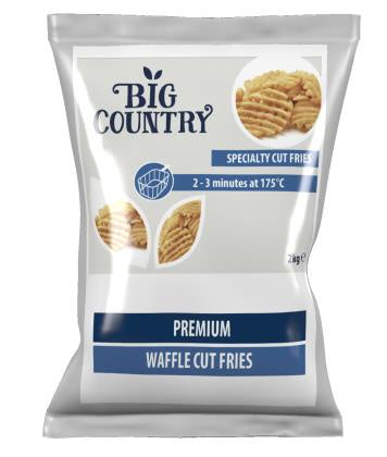 Big Country Waffle Cut Fries 2kg