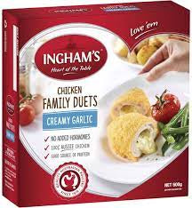 Ingham's Chicken Family Duets Creamy Garlic 600g