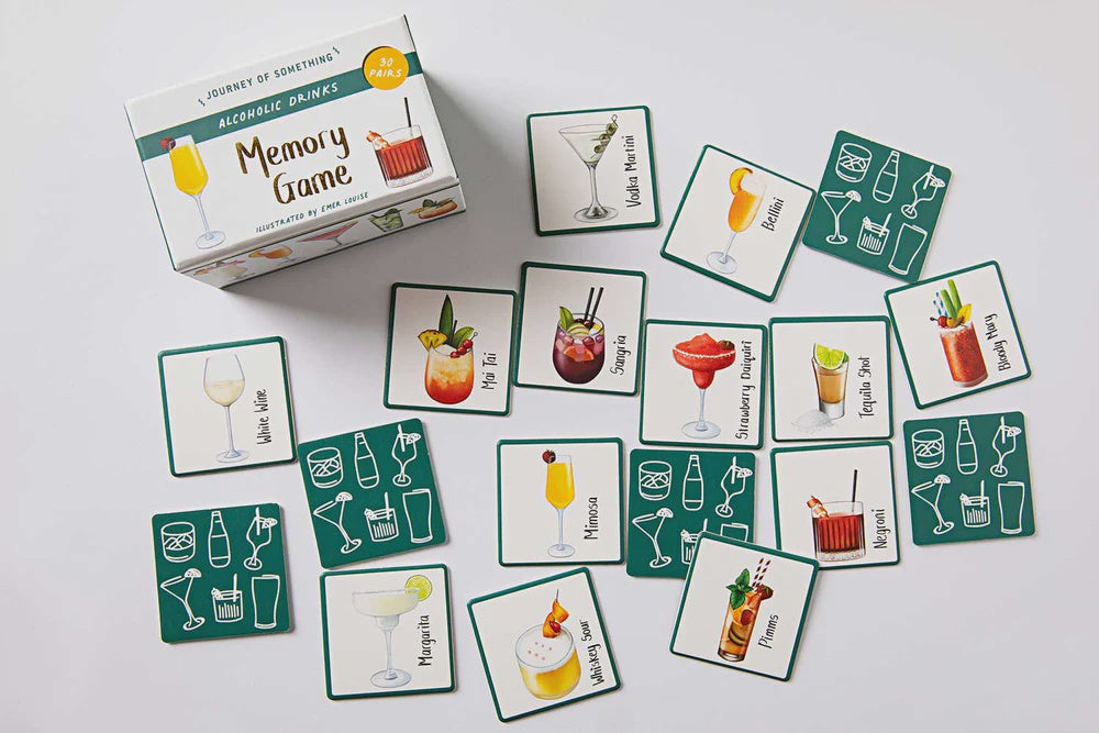 Alcoholic Drinks Memory Game