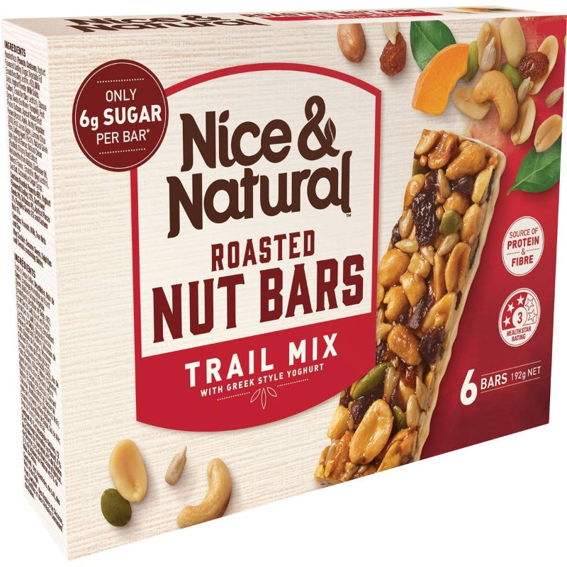 Nice & Natural Trail Mix Nut Bars 192g