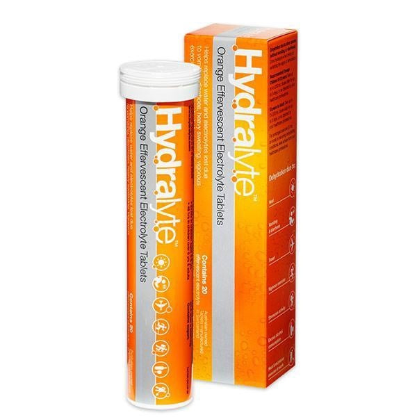 Hydralyte Effervescent Tablets Orange 10pk