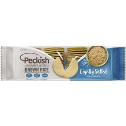 Peckish Brown Rice Crackers 100g